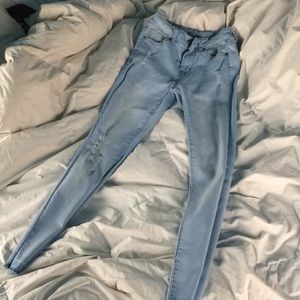 Light blue jeans